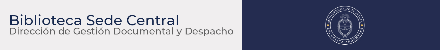 Ministerio de Justicia y Derechos Humanos | República Argentina